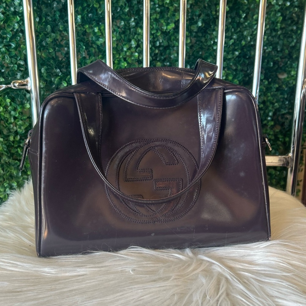 Vintage eggplant Gucci purse